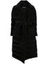 padded single-breasted coat